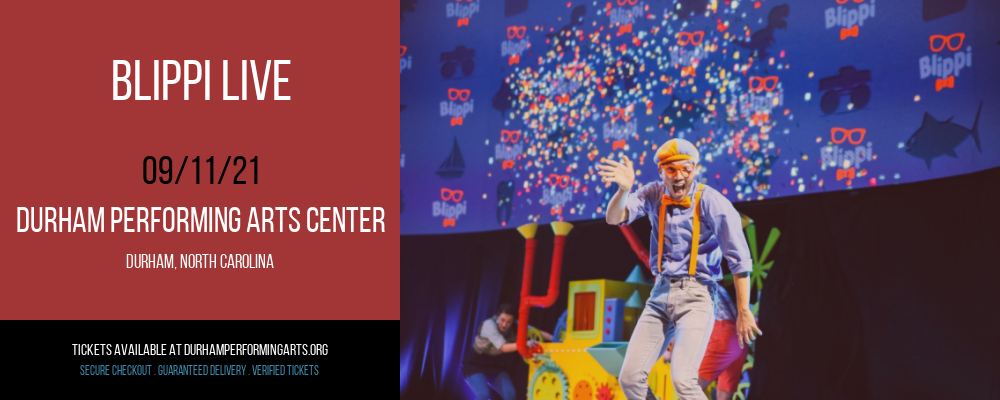 Blippi Live at Durham Performing Arts Center tickets Blippi Live at Durham Performing Arts Center