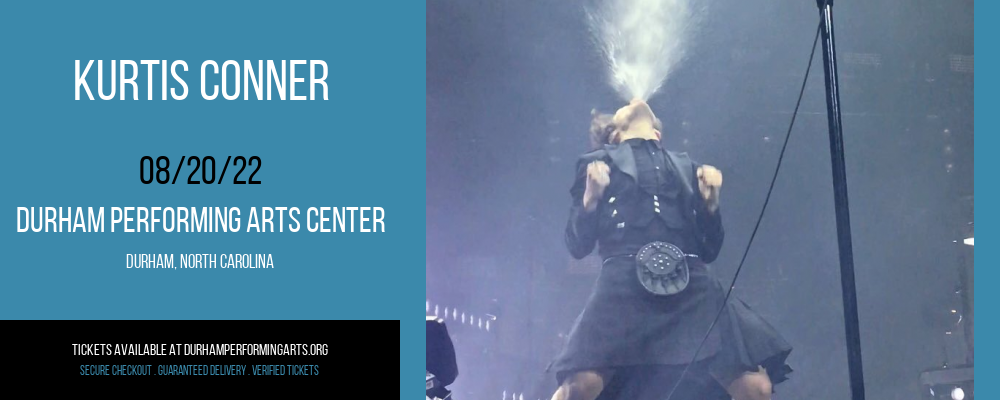 Kurtis Conner at Durham Performing Arts Center tickets Kurtis Conner at Durham Performing Arts Center