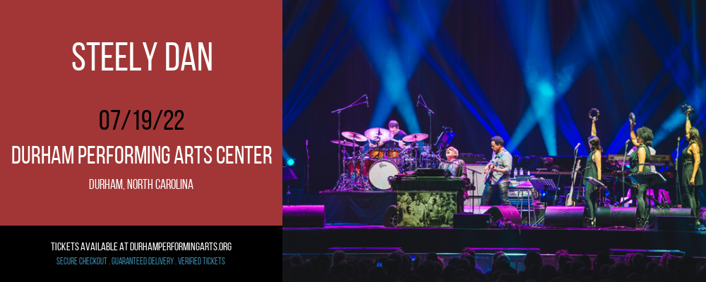 Steely Dan at Durham Performing Arts Center tickets Steely Dan at Durham Performing Arts Center