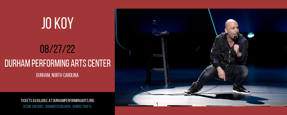 Jo Koy at Durham Performing Arts Center tickets Jo Koy at Durham Performing Arts Center