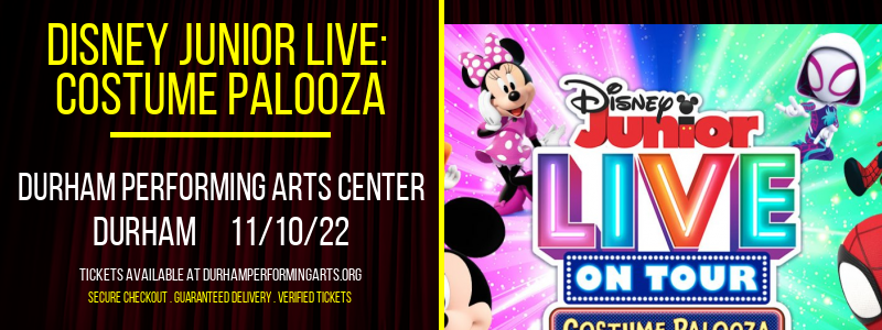 Disney Junior Live: Costume Palooza at Durham Performing Arts Center tickets Disney Junior Live: Costume Palooza at Durham Performing Arts Center