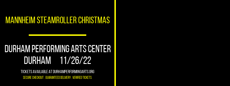 Mannheim Steamroller Christmas at Durham Performing Arts Center
