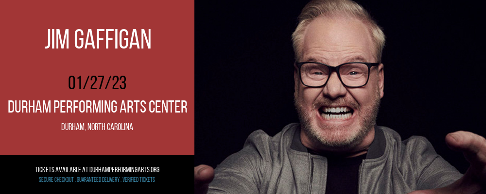 Jim Gaffigan at Durham Performing Arts Center