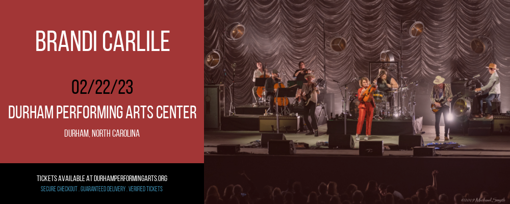 Brandi Carlile at Durham Performing Arts Center tickets Brandi Carlile at Durham Performing Arts Center