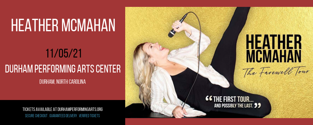 Heather McMahan at Durham Performing Arts Center tickets Heather McMahan at Durham Performing Arts Center