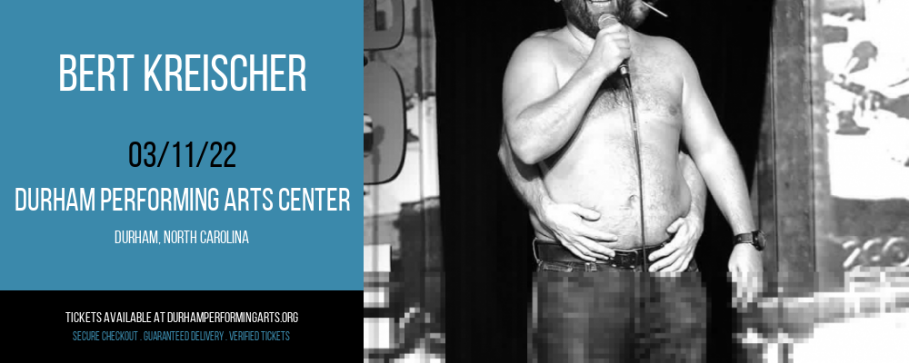 Bert Kreischer at Durham Performing Arts Center tickets Bert Kreischer at Durham Performing Arts Center