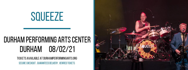 Squeeze at Durham Performing Arts Center tickets Squeeze at Durham Performing Arts Center