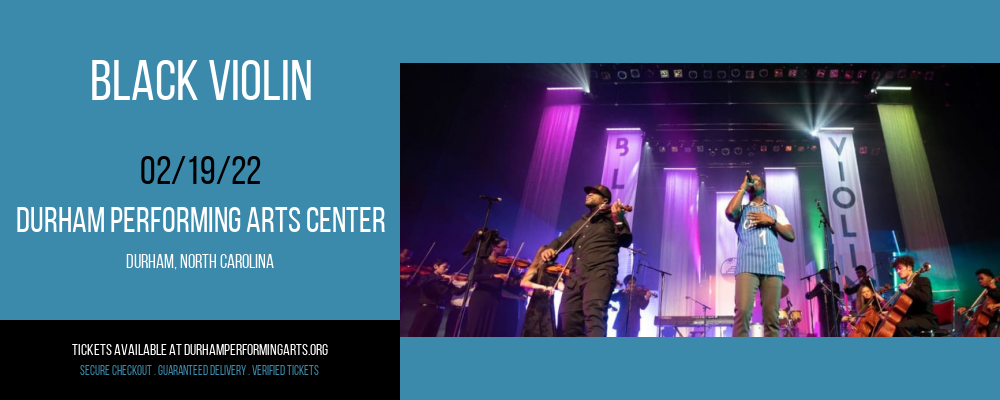 Black Violin at Durham Performing Arts Center tickets Black Violin at Durham Performing Arts Center
