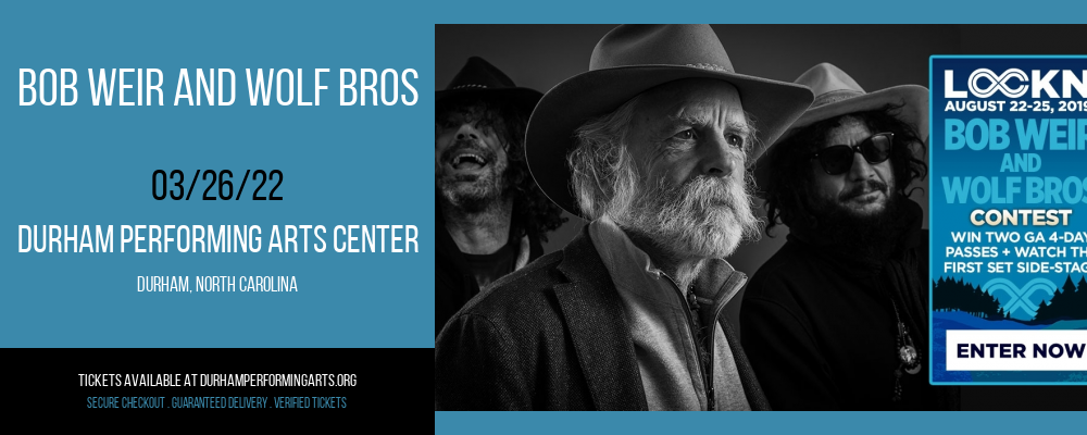 Bob Weir and Wolf Bros at Durham Performing Arts Center