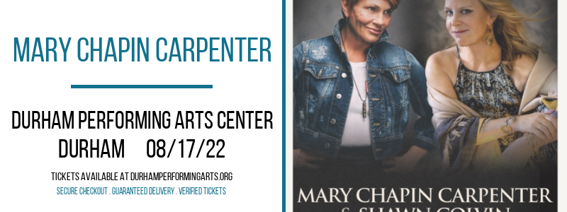 Mary Chapin Carpenter at Durham Performing Arts Center