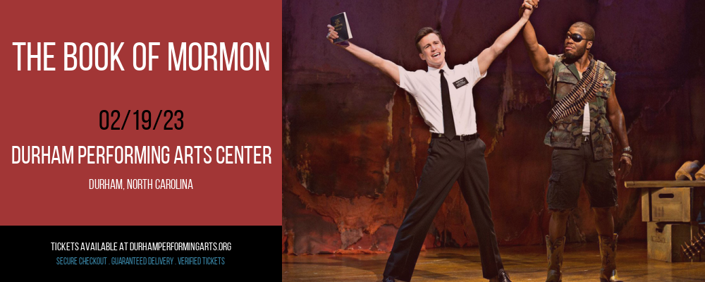 The Book of Mormon at Durham Performing Arts Center