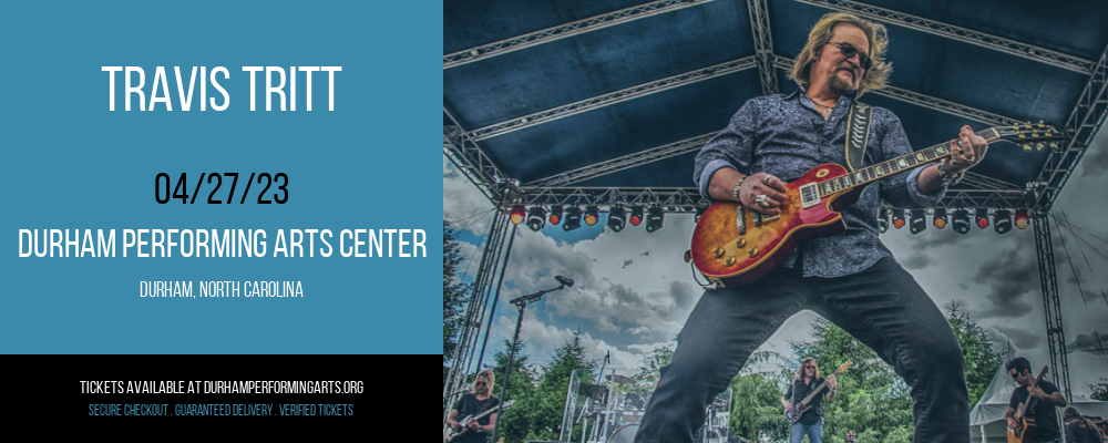 Travis Tritt at Durham Performing Arts Center tickets Travis Tritt at Durham Performing Arts Center