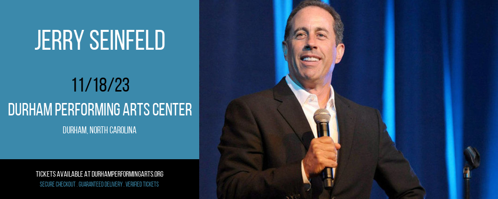 Jerry Seinfeld at Durham Performing Arts Center