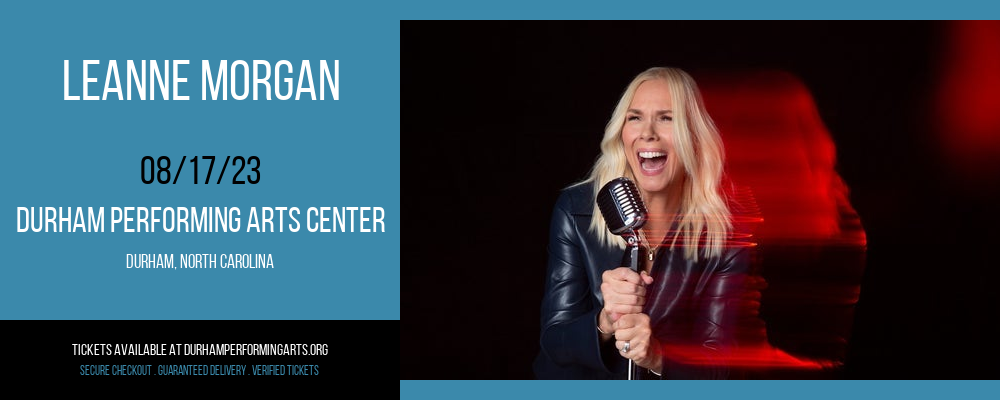 Leanne Morgan at Durham Performing Arts Center