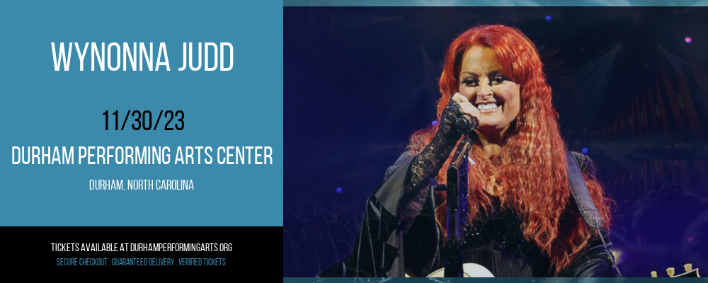 Wynonna Judd at Durham Performing Arts Center