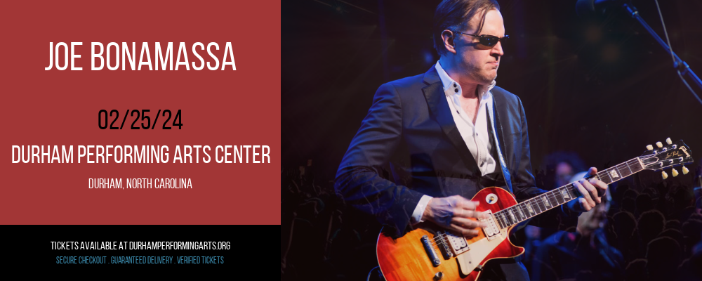 Joe Bonamassa at Durham Performing Arts Center