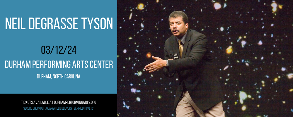 Neil deGrasse Tyson at Durham Performing Arts Center