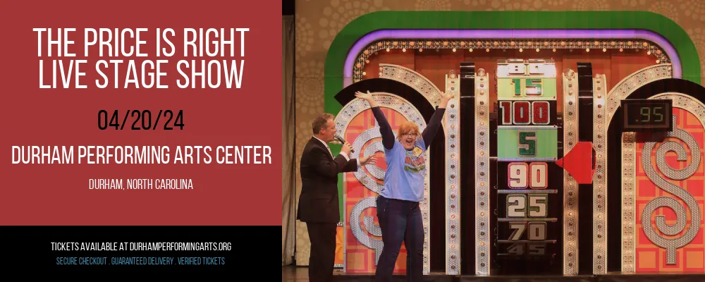 The Price Is Right - Live Stage Show at Durham Performing Arts Center