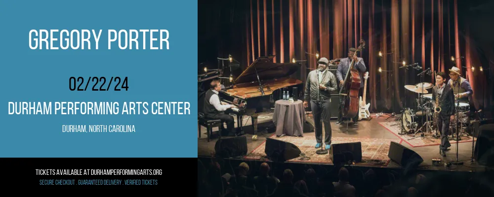 Gregory Porter at Durham Performing Arts Center