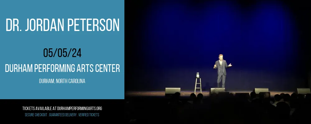 Dr. Jordan Peterson at Durham Performing Arts Center