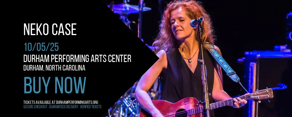 Neko Case at Durham Performing Arts Center