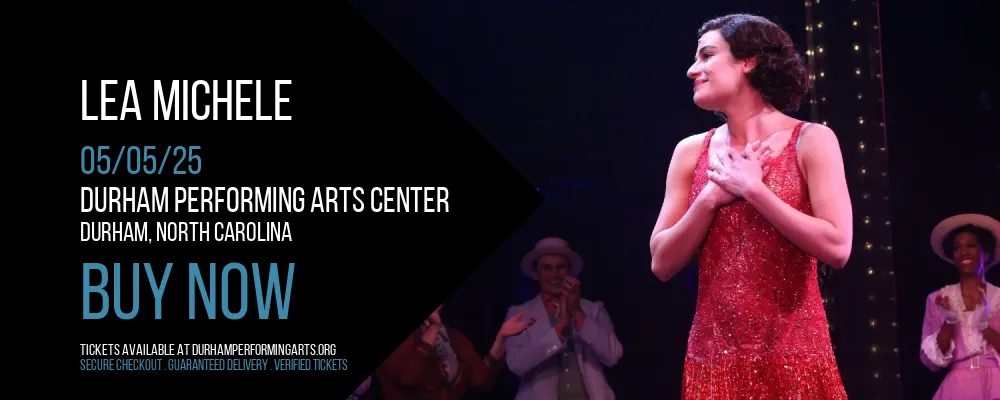 Lea Michele at Durham Performing Arts Center