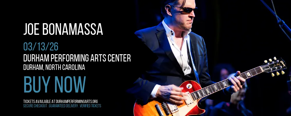 Joe Bonamassa at Durham Performing Arts Center