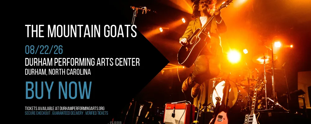 The Mountain Goats at Durham Performing Arts Center